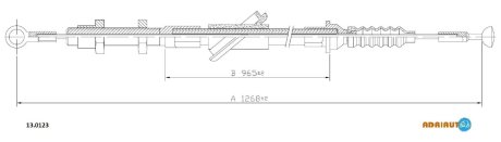 Трос зчеплення ADRIAUTO 130123