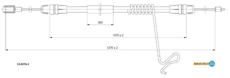 Трос зупиночних гальм ADRIAUTO 1302761
