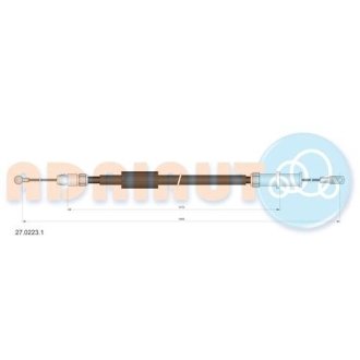 Трос ручного DB209-318, L=R 06- ADRIAUTO 27.0223.1