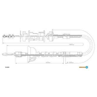Трос зчеплення ADRIAUTO 350136