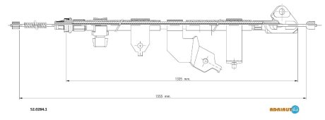 Трос зупиночних гальм ADRIAUTO 5202841