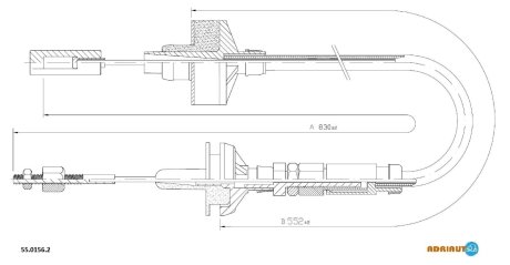 Тросик ADRIAUTO 55.0156.2