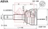 ШРУС НАРУЖНЫЙ 29X52X22 (DAEWOO NEXIA 1500I (G15MF) 1995-) ASVA DW-006 (фото 1)