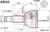 ШРУС НАРУЖНЫЙ 21X53,2X25 (FORD FOCUS I DAW/DBW/DFW/DNW 1998-2004) ASVA FD-809 (фото 1)