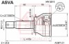 ШРУС НАРУЖНЫЙ 25x60x27 (HYUNDAI SONATA EF 2002-) ASVA HY-011 (фото 1)