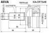 ШРУС НАРУЖНЫЙ 22x60x27 (HYUNDAI ELANTRA 2006-) ASVA KA-CRTA46 (фото 1)