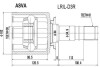 ШРУС ВНУТРЕННИЙ ЗАДНИЙ ЛЕВЫЙ С БЛОКИРОВКОЙ 30x44x31 (LAND ROVER DISCOVERY III 2005-2009) ASVA LRIL-D3R (фото 1)