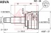 ШРУС НАРУЖНЫЙ 22X56X26 (MAZDA 323 BA 1994-1998) ASVA MZ-24 (фото 1)