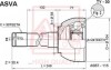 ШРУС НАРУЖНЫЙ 24x59x30 (TOYOTA LAND CRUISER 80 FZJ80/HDJ81/HZJ80 1990-2001) ASVA TY-30 (фото 1)