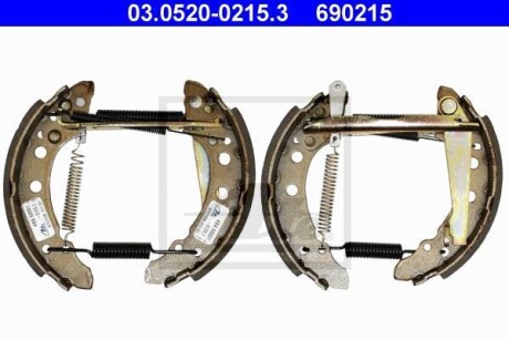 Гальмівні колодки (набір) ATE 03052002153