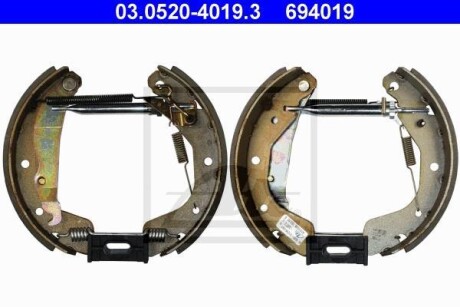 Гальмівні колодки (набір) ATE 03052040193