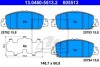 Комплект гальмівних колодок передній ATE 13046055132 (фото 1)