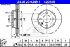 Диск гальмівнийPRZOD OPEL KARL 15- ATE 24012002491 (фото 1)