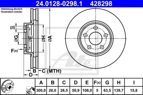 Гальмівні диски S-MAX (CJ, WA6), 01. ATE 24012802981