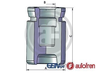 Поршень гальмівного супорта AUTOFREN D025333 (фото 1)