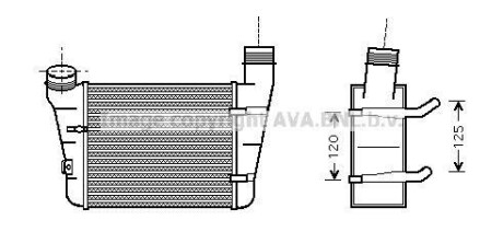 Інтеркулер AVA COOLING AIA4221