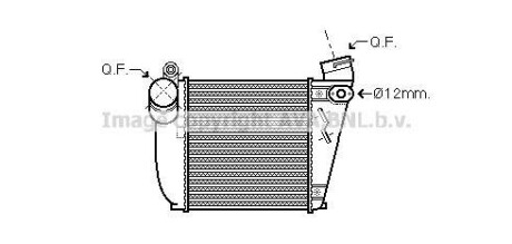 Охолоджувач наддувального повітря AVA COOLING AIA4354