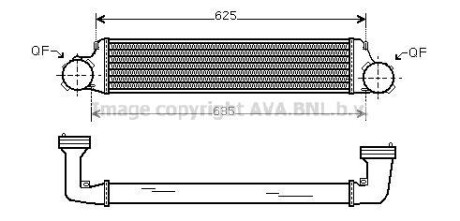 Інтеркулер AVA COOLING BW4280