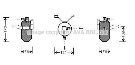 Осушувач кондиціонера AVA COOLING CND184