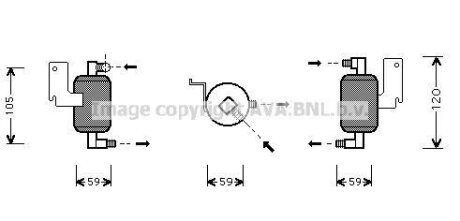 Осушувач кондиціонера AVA COOLING CND186