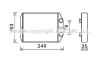 Радиатор отопителя DACIA LODGY (2012) 1.6 (AVA) AVA COOLING DAA6014 (фото 1)