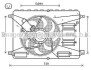 Вентилятор, охлаждение двигателя AVA COOLING FD7556 (фото 1)