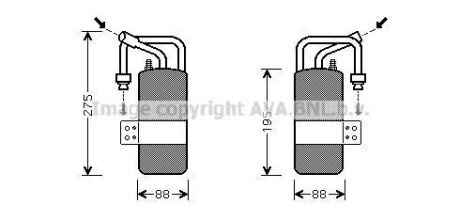 Осушувач кондиціонера AVA COOLING FDD386