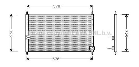 Радіатор кондиціонера AVA COOLING HD5062