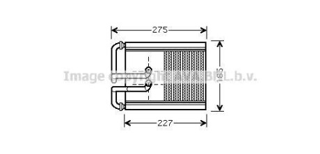 Радиатор печки HYUNDAI Tucson (2005->) (AVA) AVA COOLING HY6168