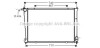 Радіатор, Система охолодження двигуна AVA COOLING HYA2148 (фото 1)