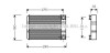 Радиатор отопителя MERCEDES C-CLASS W 203 (00-) (AVA) AVA COOLING MSA6312 (фото 1)