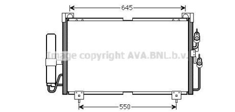 Радіатор кондиціонера AVA COOLING MT5213D