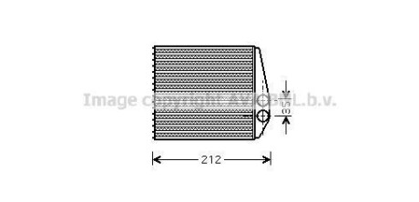 Радіатор обігрівача OPEL (AVA) AVA COOLING OLA6354