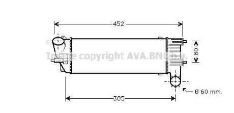 Інтеркулер AVA COOLING PE4344