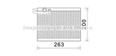 Випаровувач кондиціонера AVA COOLING PEV351