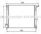 Радиатор охлаждения LOGAN (AVA) AVA COOLING RTA2476 (фото 1)