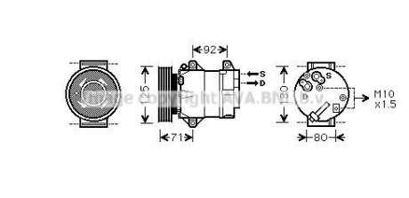 Компресор AVA COOLING RTAK441