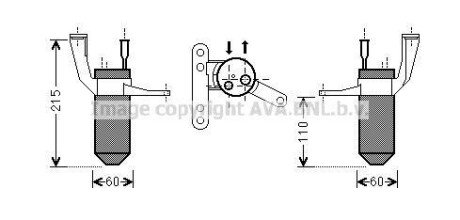 Осушувач кондиціонера AVA COOLING RTD428