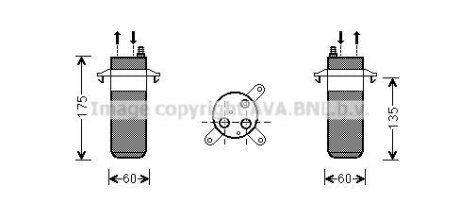 Осушувач кондиціонера AVA COOLING RTD446