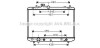 Радіатор, охолодження двигуна AVA COOLING SZ2098 (фото 1)