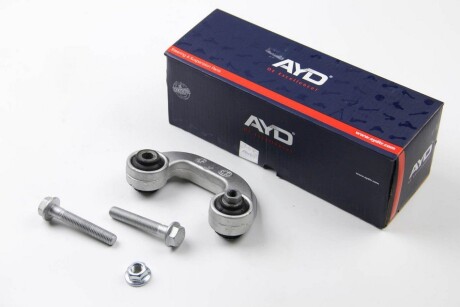 Стойка стабилизатора передн прав AUDI A4 B6 (-09), B7 (-08), SEAT EXEO (08-) (96-04123) AYD 9604123