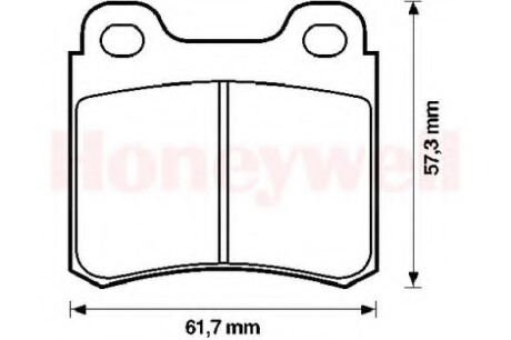 Колодки гальмівні задні Mercedes-Benz E-Class, C-Class, S-Class FDB979 Bendix 571388B