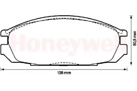 Колодки гальмівні задні Nissan Patrol Y61 1997-2002 FDB937 Bendix 572290B