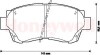 Колодки гальмівні передні Toyota Camry, Celica, Sienna; Lexus ES, GS, LS, SC FDB868 DB1209 Bendix 572392B (фото 1)