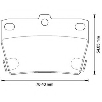 Колодки гальмівні задні Toyota Rav4 FDB1531 Bendix 572488B