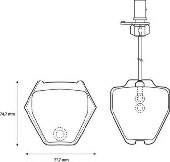 Колодки гальмівні передні Audi A4, A6; VW Passat, Phaeton FDB1709 Bendix 573064B