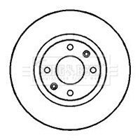 Гальмівний диск BORG & BECK BBD4246