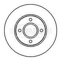 Гальмівний диск BORG & BECK BBD4983