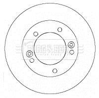 Гальмівний диск BORG & BECK BBD5132