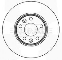 Гальмівний диск BORG & BECK BBD5163